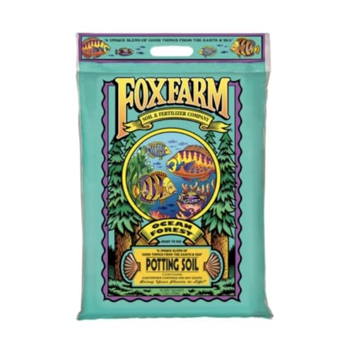 FoxFarm Ocean Forest Potting Soil, 12qt – Light, Aerated Texture, Designed for All Container Plants – pH Adjusted for Optimal Nutrient Uptake, Effectively Retains Moisture