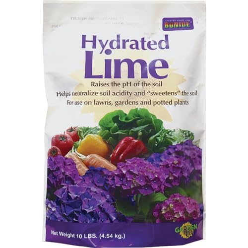 Bonide Chemical 979 97980 Hydrated Lime for Soil, 10 lb, No Color