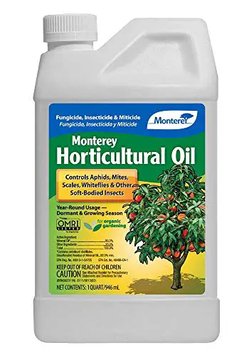 Monterey LG 6299 Horticultural Oil Concentrate Insecticide/Pesticide Treatment for Control of Insects, 32 oz