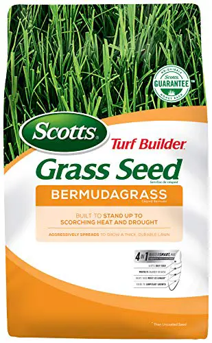 Scotts Turf Builder Grass Seed Bermudagrass, Mix for Full Sun, Built to Stand Up to Heat & Drought, 10 lbs.