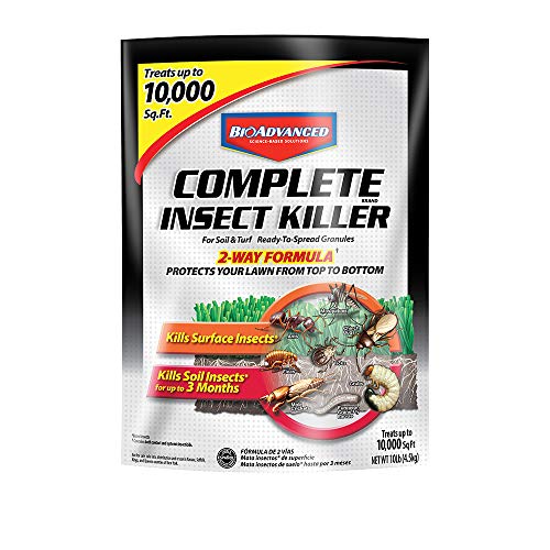 BioAdvanced 700288B Complete Insect Killer for Soil & Turf, Lawn and Yard Bug Killer, Granules, 10-Pounds