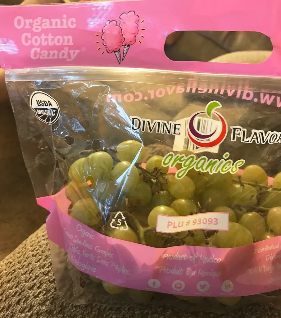 cotton candy grapes in store